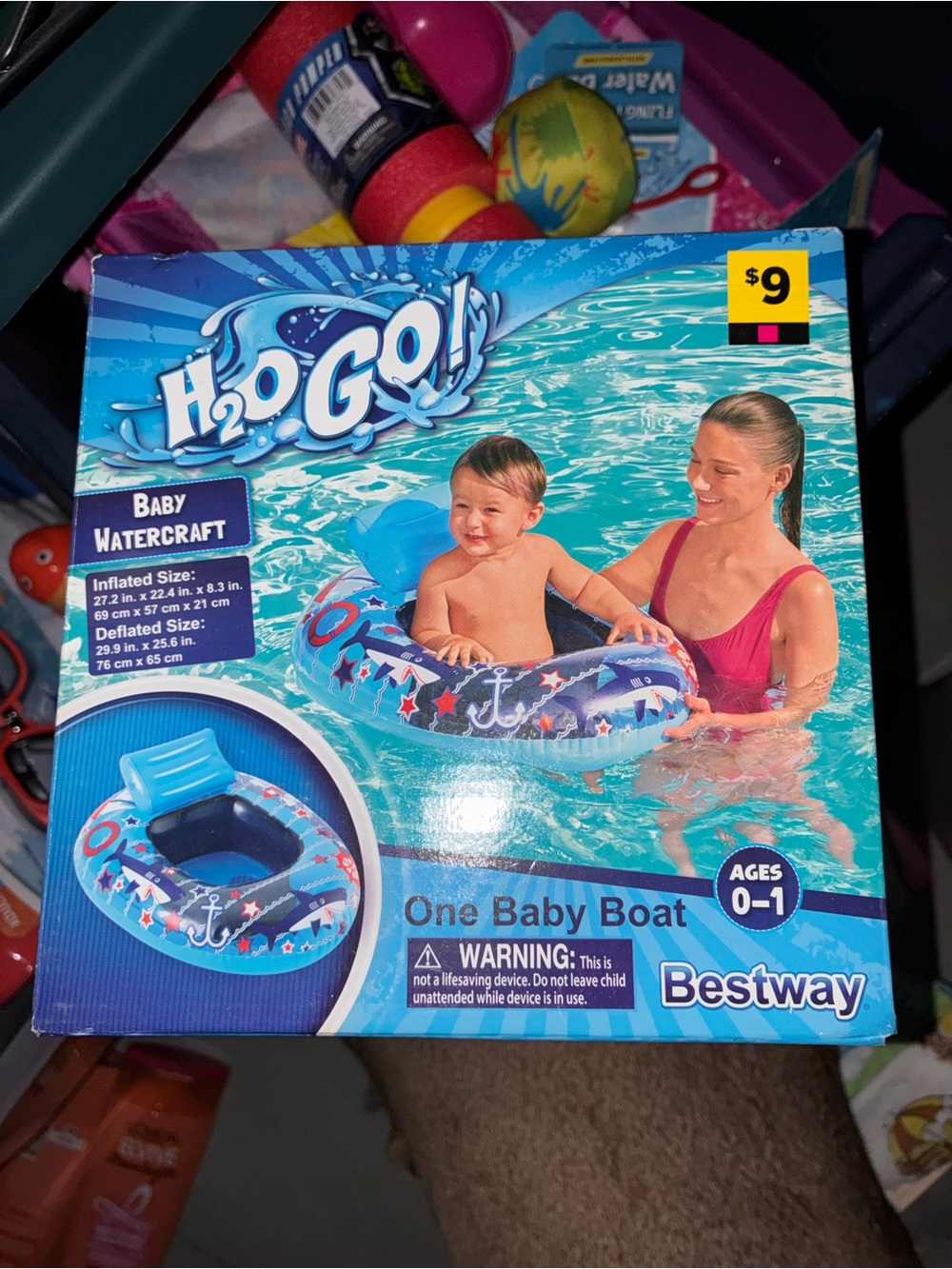 H2O Go Baby Watercraft - Blue Baby Boat